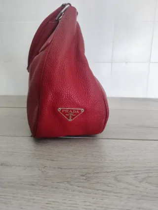 Borsa Prada Pelle Rossa Nuova