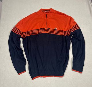 Jersey de punto Lacoste vintage oversize 2XL