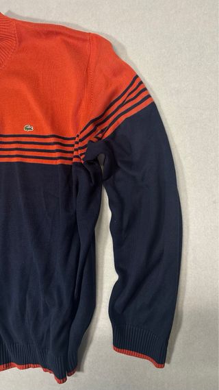 Jersey de punto Lacoste vintage oversize 2XL