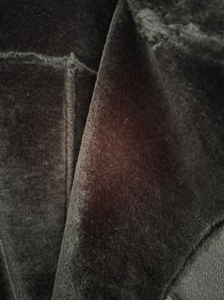 Chaquetón pelo negro Shein