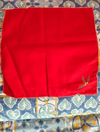 Tovaglietta da tè con 4 tovaglioli cm 80x80