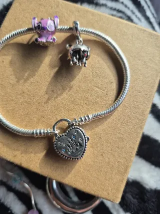 Pulsera Pandora Plata con Charms