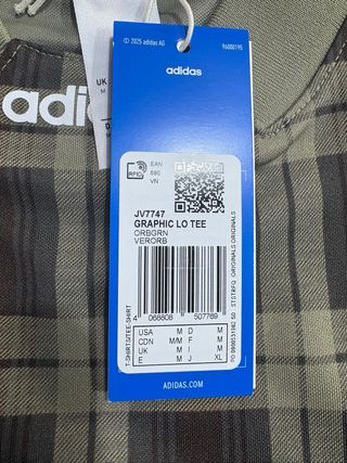 Maglietta Adidas a quadri