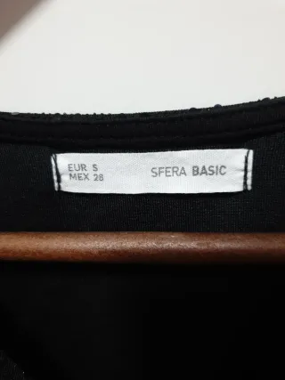 Blusa Sfera negra talla S