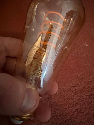 Bombilla Edison Vintage Filamento Espiral