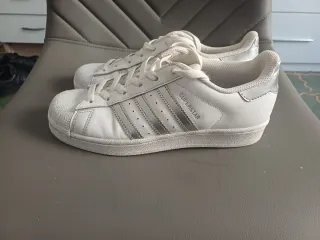 Adidas Superstar Bianco Argento