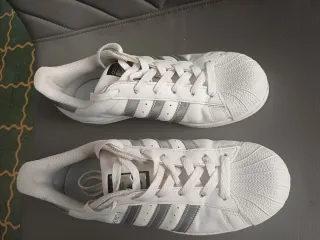 Adidas Superstar Bianco Argento