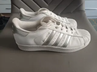 Adidas Superstar Bianco Argento