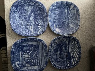 4 Piatti Rorstrand Gunnar Nylund Svezia