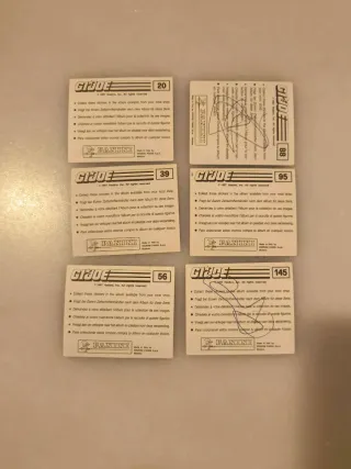 Lote Cromos GI Joe Panini