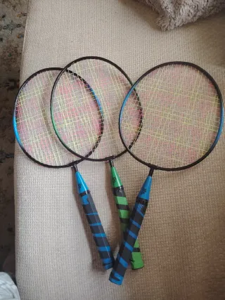 3 Raquetas de Bádminton
