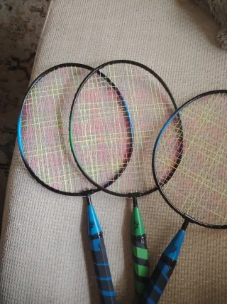 3 Raquetas de Bádminton