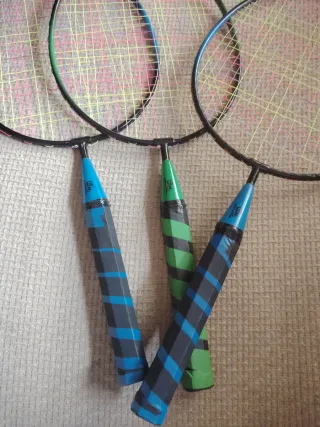 3 Raquetas de Bádminton