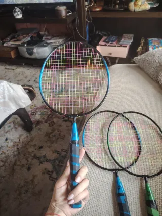 3 Raquetas de Bádminton