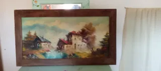 Cuadro paisaje óleo