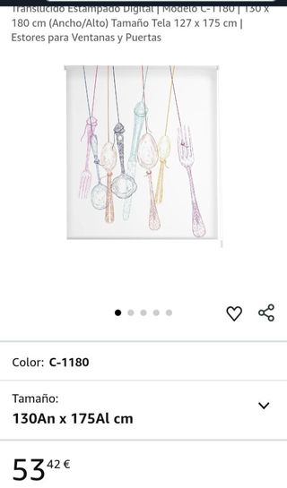 Tenda a Rullo Cucina - 130x175cm