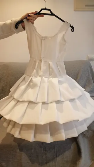 Falda cancan fallera niña 3-4 años.