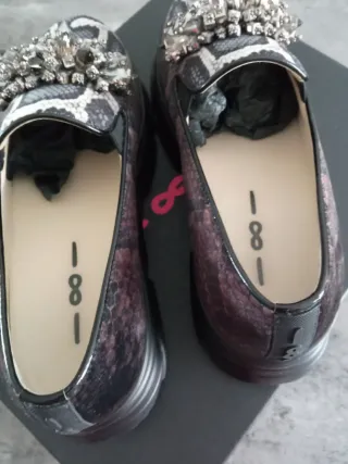 Mocassini donna  con strass 36