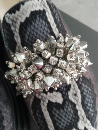 Mocassini donna  con strass 36