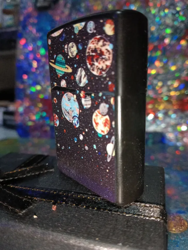 Mechero VIP Diseño Espacial Hecho a Mano