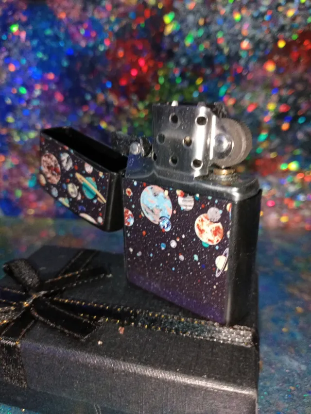 Mechero VIP Diseño Espacial Hecho a Mano