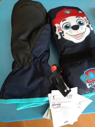 Guantes Manoplas nieve niño 6 - 8 años