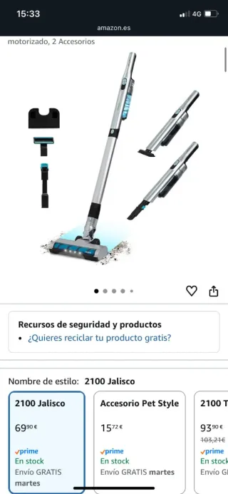 Aspirador Cecotec Scoba 2100 Jalisco