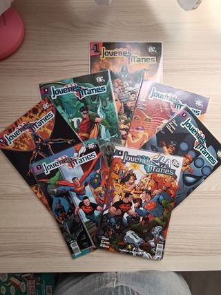 Cómics JOVENES TITANES DC. 1, 3, 4, 5, 6, 7 y 8.
