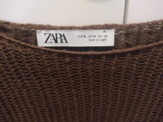 Jersey Zara manga acampanada