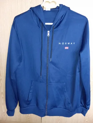 Sudadera con cremallera Norway talla S.