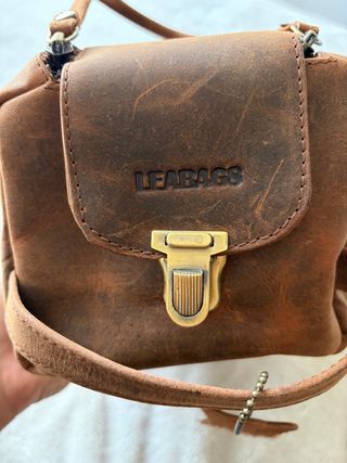 Neceser grande de piel LEABAGS