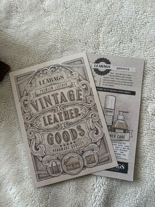 Neceser grande de piel LEABAGS