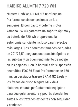 E-bike Haibike Allmtn7