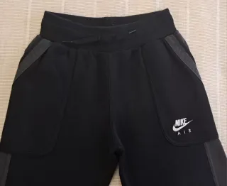 Pantalón chándal niña Nike Air Negro afelpado T-L