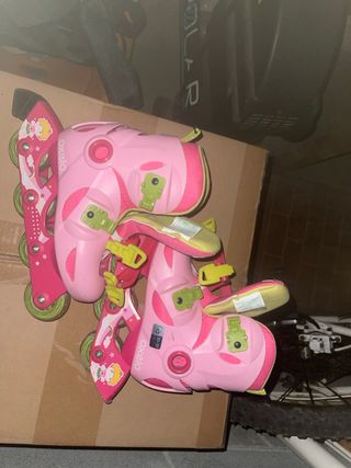 Oxelo Pattini a Rotelle Bambina Rosa