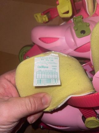 Oxelo Pattini a Rotelle Bambina Rosa