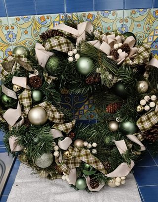 Ghirlanda Natalizia Shabby Chic