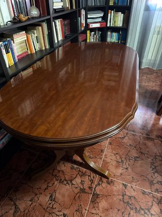 Mesa extensible de madera