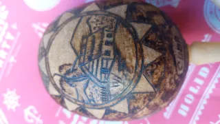 Maracas cubane intagliate a mano