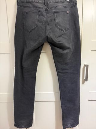 Vaqueros Mango Gris Oscuro Talla 44