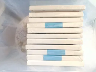 18 Lienzos 20x20cm Algodón 100%