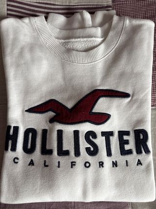 Sudadera Hollister Blanca