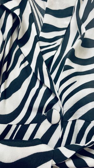 Vestido mini Zara Mono Cebra Talla S