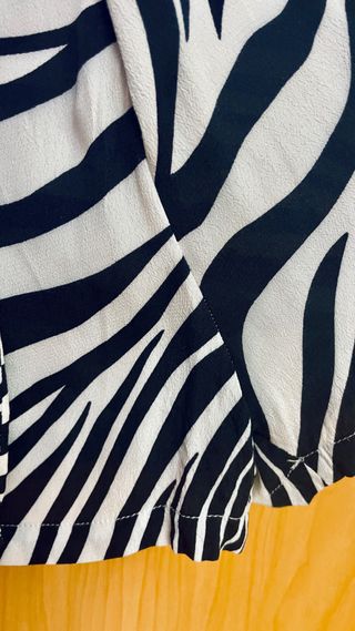 Vestido mini Zara Mono Cebra Talla S