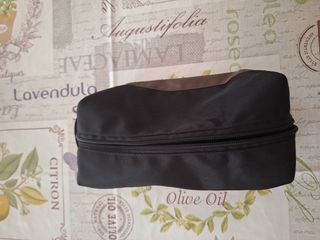 Borsello Piquadro nero e marrone nuovo in pelle