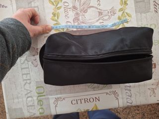 Borsello Piquadro nero e marrone nuovo in pelle