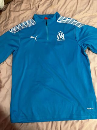 Sudadera Puma Azul Media Cremallera
