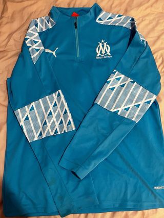 Sudadera Puma Azul Media Cremallera