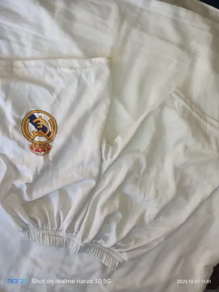 Pantalón Real Madrid Blanco Talla 8-9