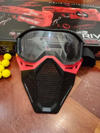 Máscara y Gafas Nerf Rival
